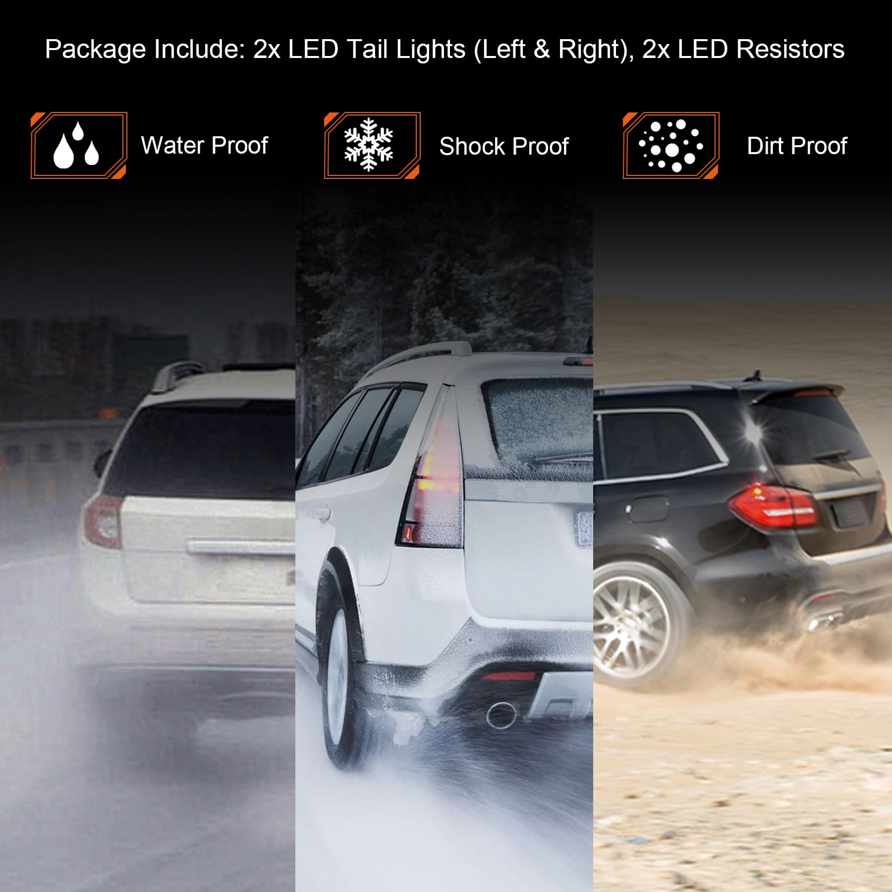 Amazon | JDMSPEED LED テールライト 交換用 キャデラック